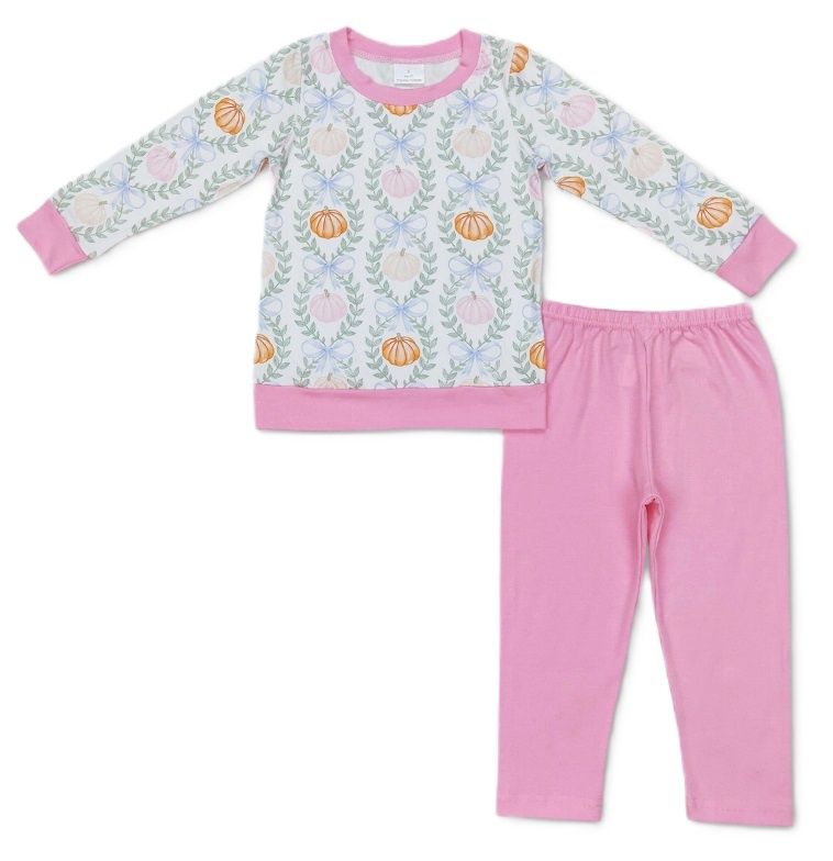 Pink Pumpkin Outfit, Size: 12/18M