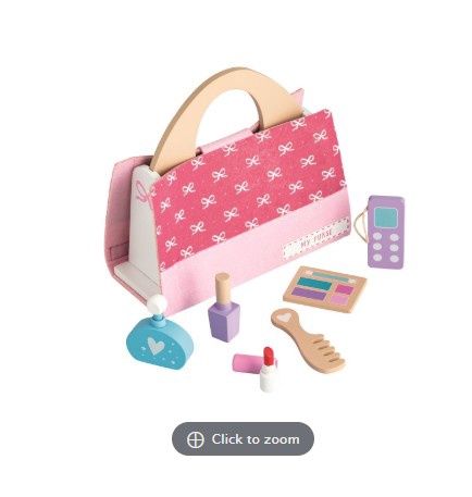Mud Pie Wooden My Purse Set