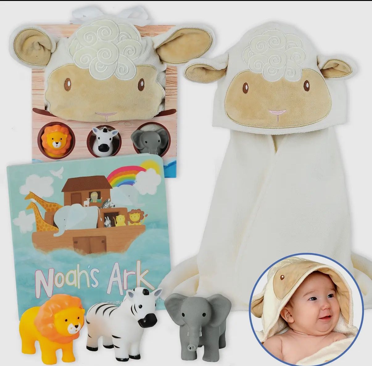 Noah Ark Bath Time Gift Set