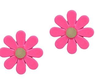 Pink Daisy Studs