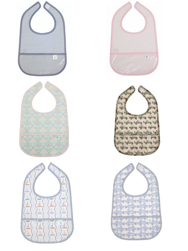 Apple of my Isla Wipe-It Bib