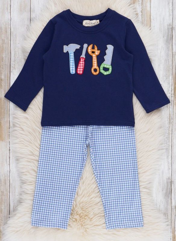 Handy Helper Embroidered Tool Outfit