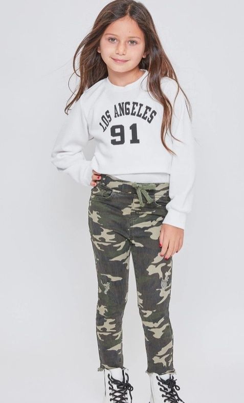Baby Girls Pull-on Skinny Camo