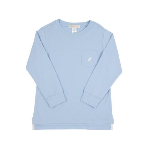 Long Sleeve Carter Crewneck- Beale Street Blue Stripe