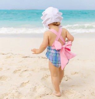 Sally Sunsuit-Lauderdale Pier Plaid