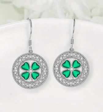 Dangle Clover Earrings
