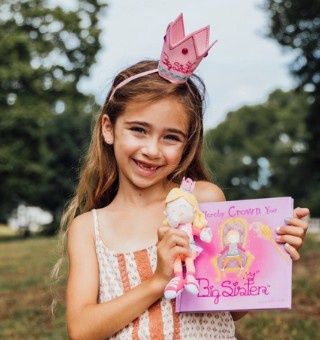 Big Sister Gift Set with Book, Crown &amp; Doll