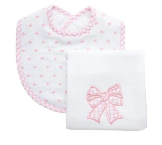 Bow Basic Bib &amp; Burp Box Set