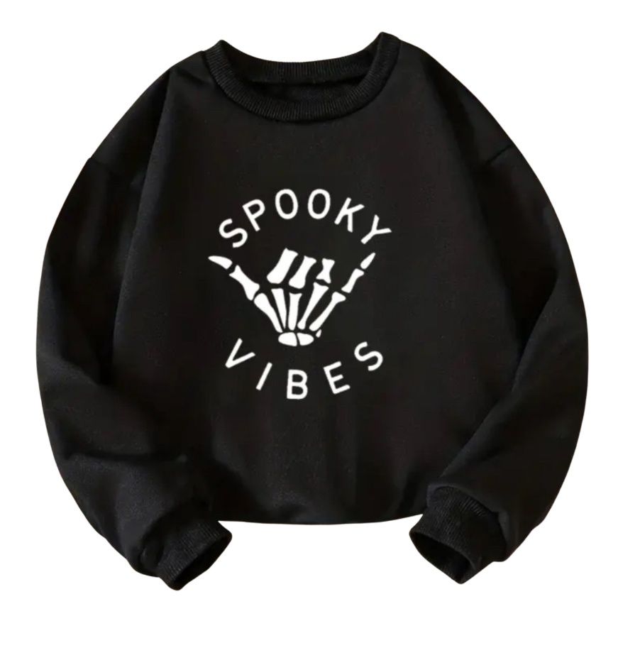 Spooky Vibes Long Sleeve T Shirt