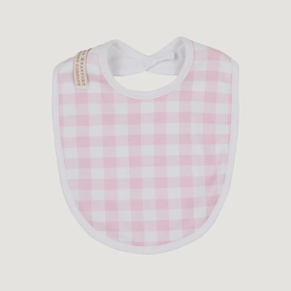 Burp Me- Pink Gingham Bib
