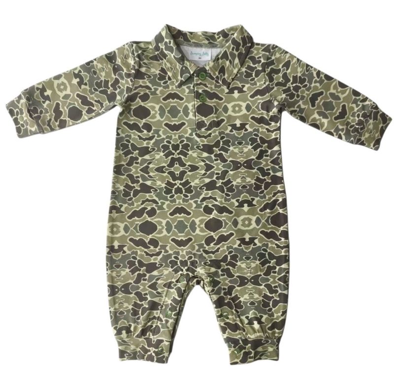Camo Polo Romper
