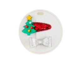 Christmas Hair Clip Sets, COLOR: Christmas Tree