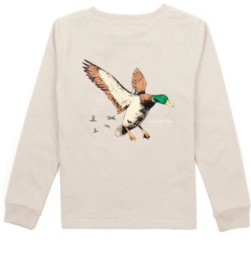 Properly Tied- Mallard LS T Shirt Linen