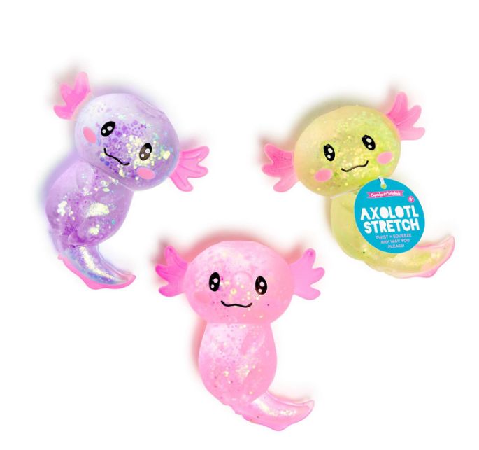 Axolotl Glitter Squishy