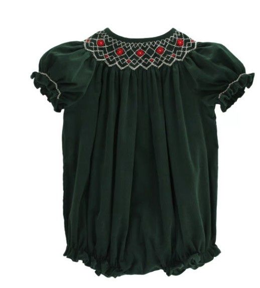 Forest Geo Smocked Bubble