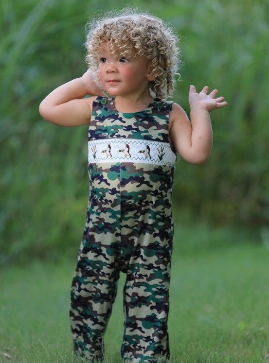 Smocked Duck Camo Longall