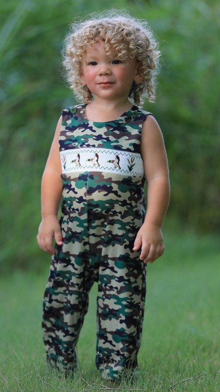 Smocked Duck Camo Longall