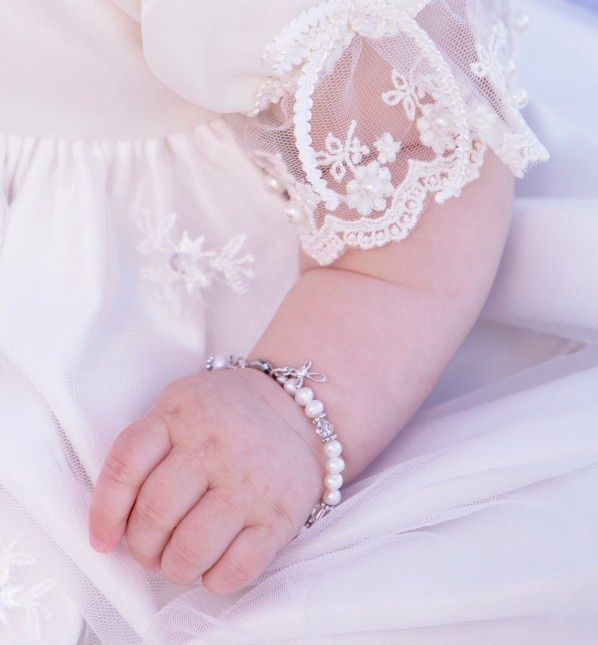 Sterling Silver Baptism to Bride Bracelet