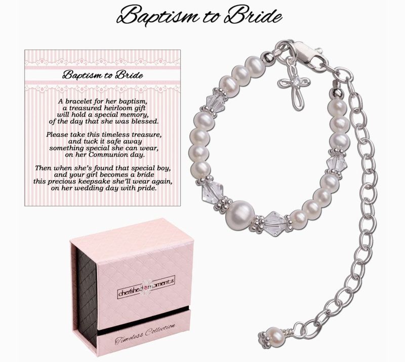 Sterling Silver Baptism to Bride Bracelet