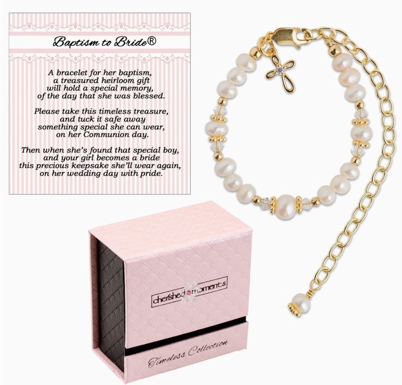 Gold Plated Baptism to Bride Bracelet