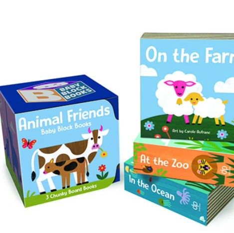 Animal Friend Baby Block Book Set