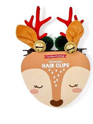 Reindeer Hair Clip, COLOR: Green