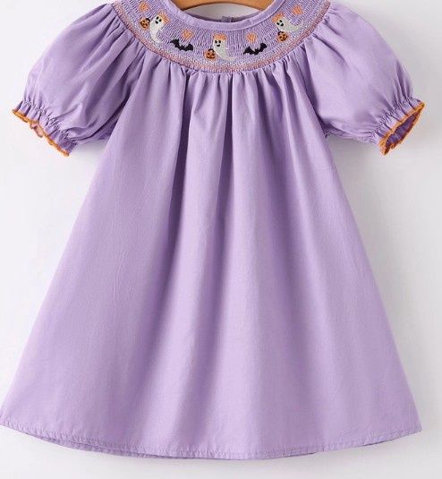 Smocked Halloween Dress