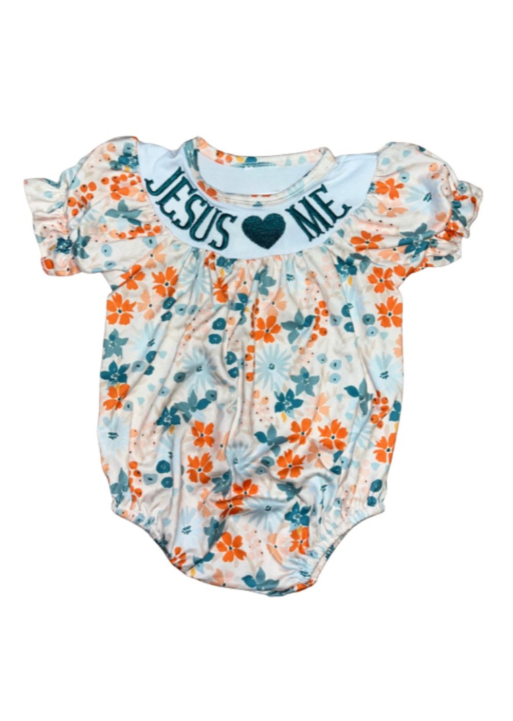 Fall Jesus Loves Me Romper