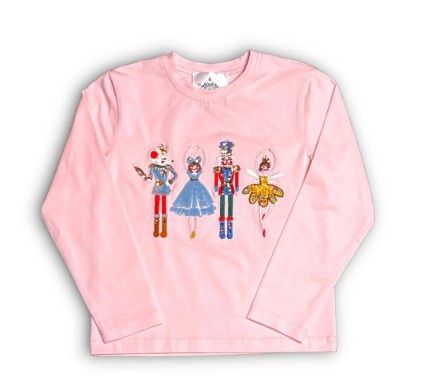 Belle Cher Nutcracker Pink Shirt