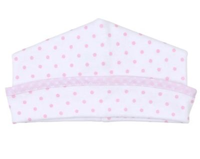 Pink Gingham Dot Hat