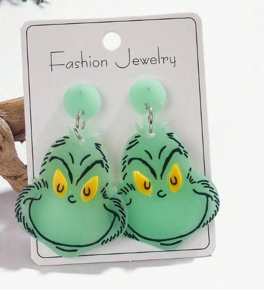 Grinch Earrings
