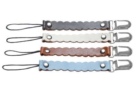 Leather Paci Clip
