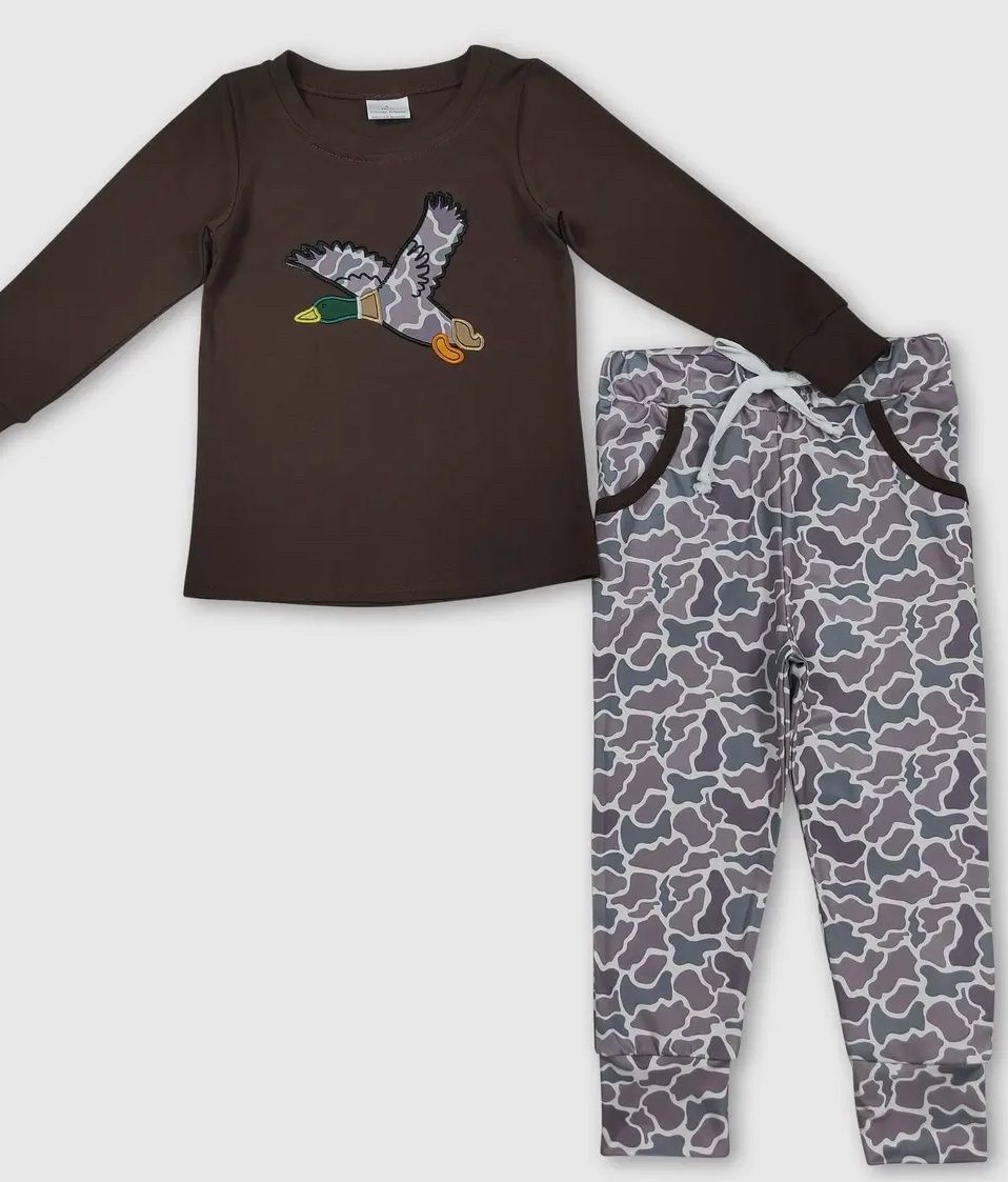 Brown Camo Duck Set