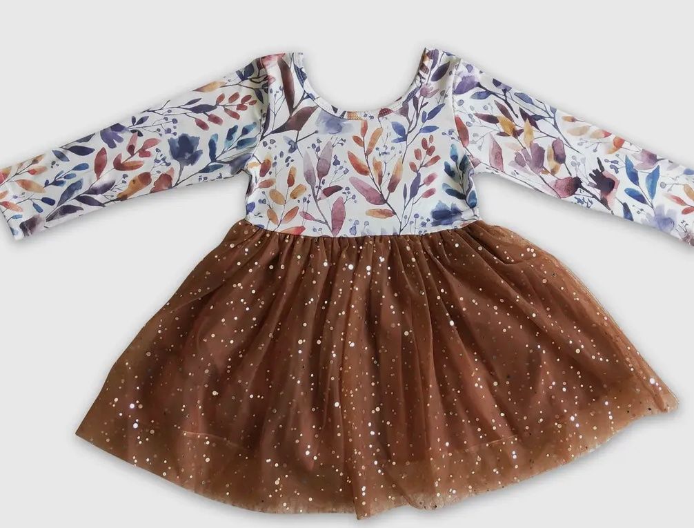 Fall Sequin Tutu Dress