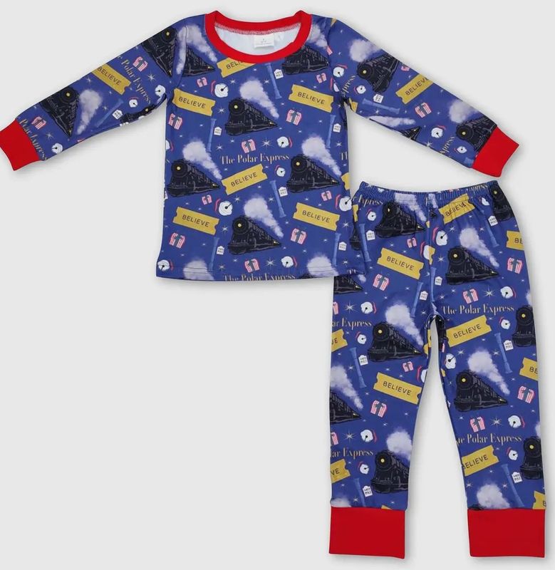 Polar Express Print Pajamas