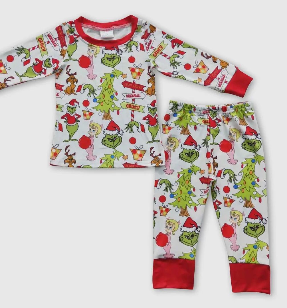 White Grinch Pajamas