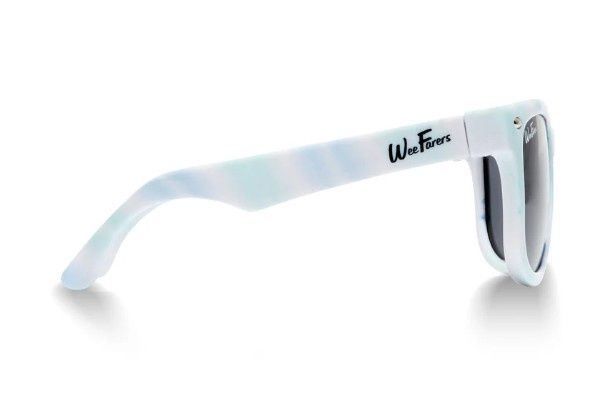 WeeFarers Blue Green Tie Dye Polarized Sunglasses