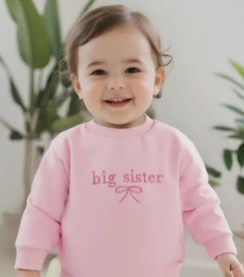 Big Sister Bow Sweatshirt