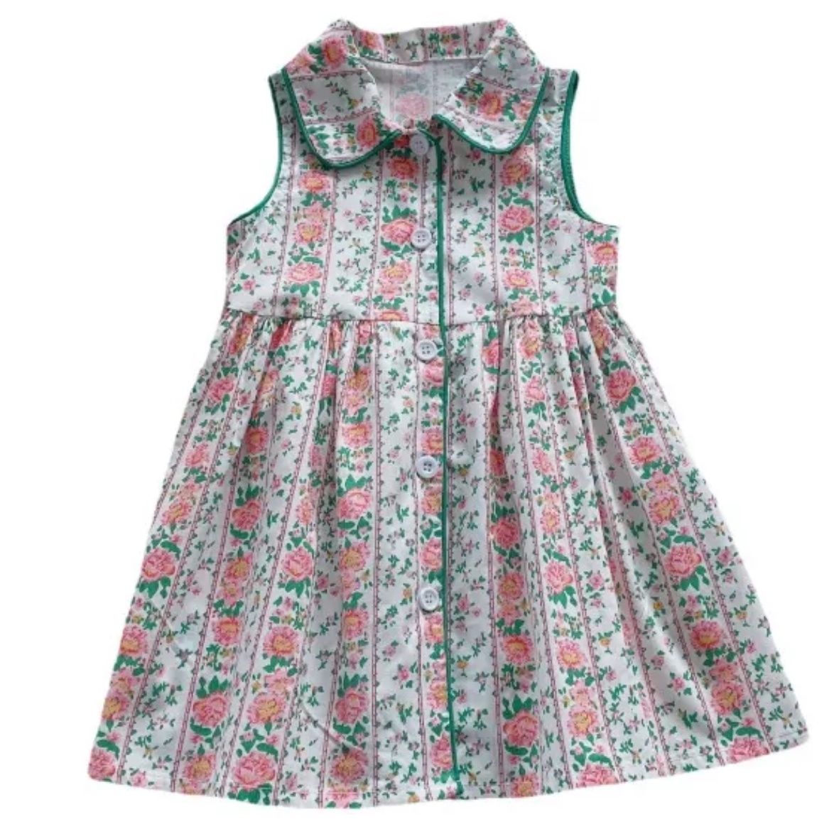 Garden Bloom Button Up Dress
