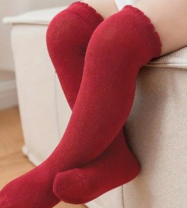 Infant Knee High Ruffle Socks