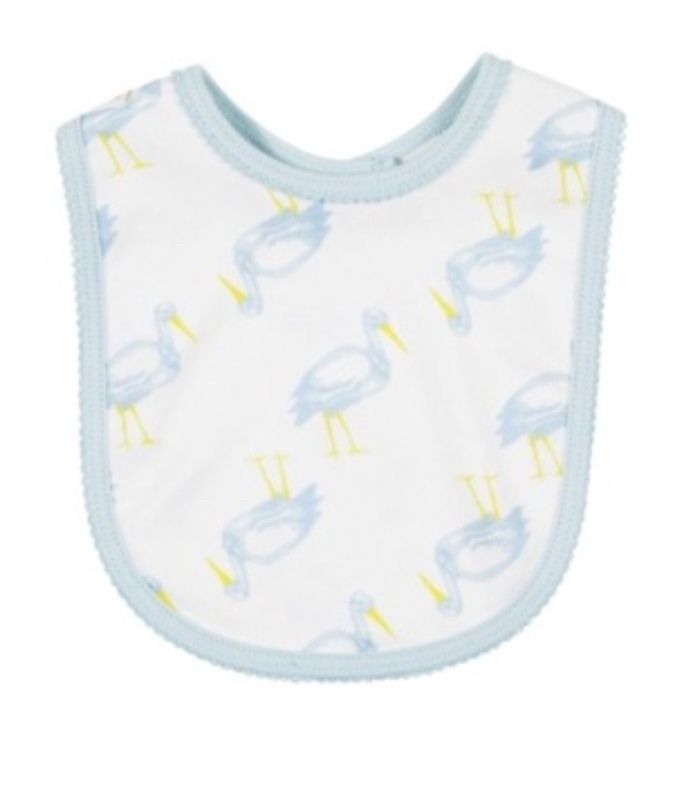 Burp Me Bib-Sir Proper Stork/Buckhead Blue