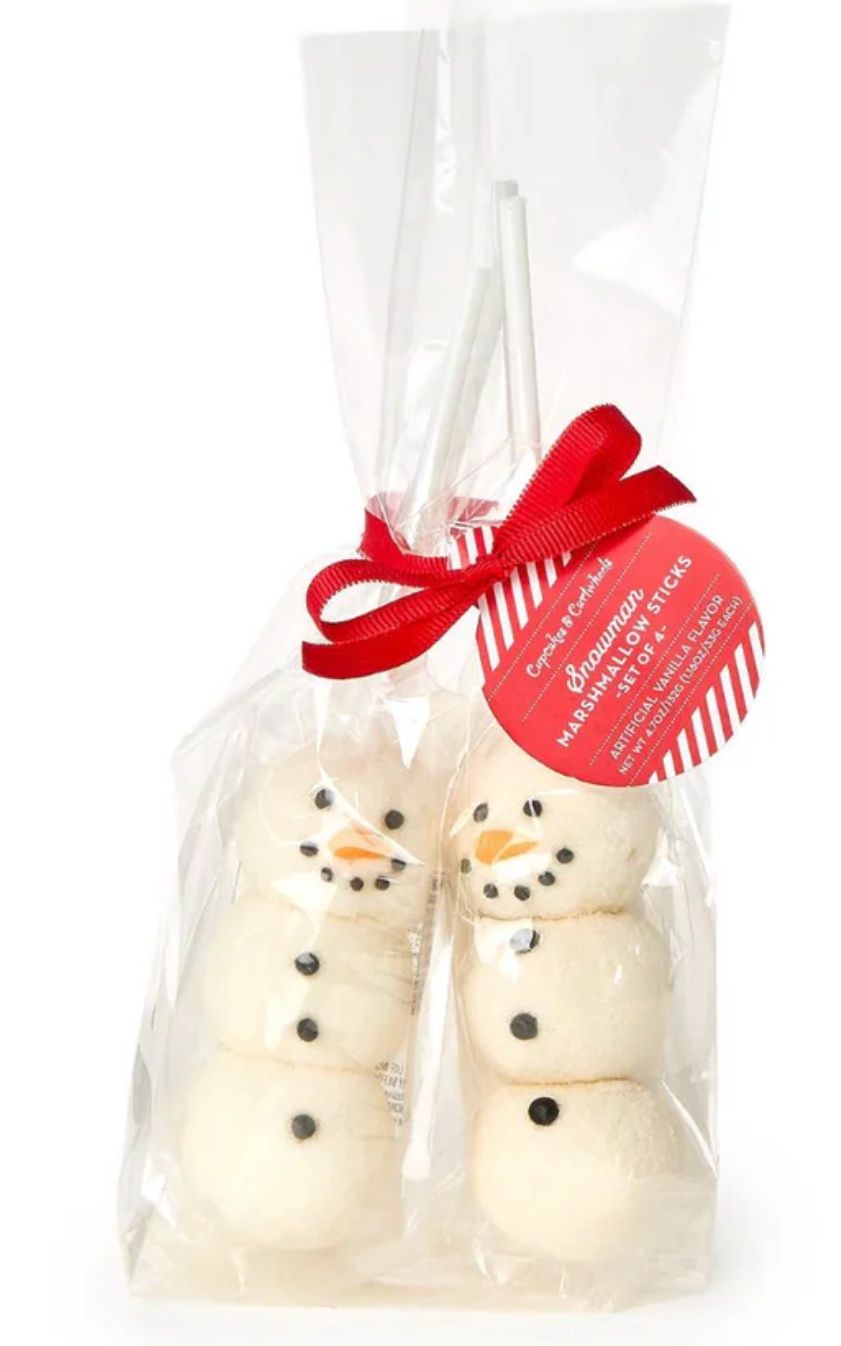 Set of 4 Snowman Marshmallows
