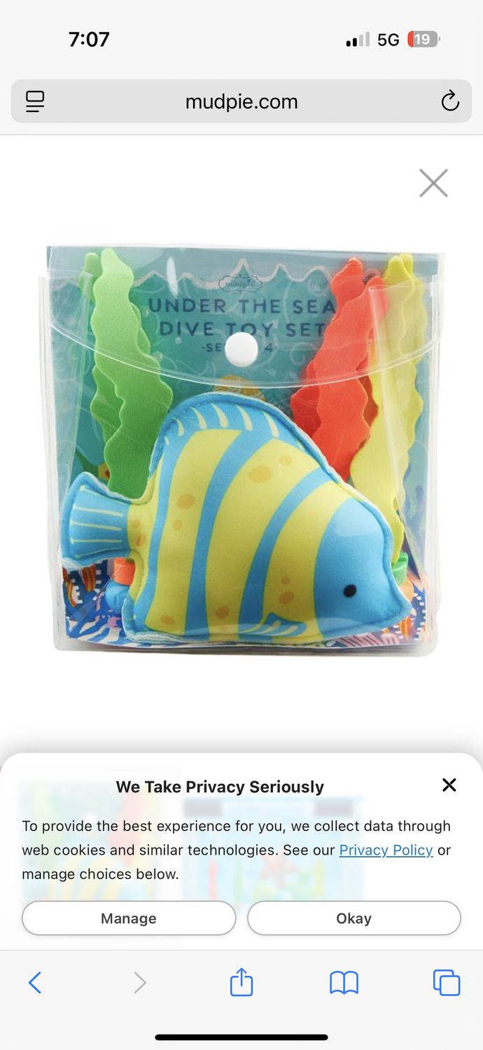Mud Pie Fish Dive Toys