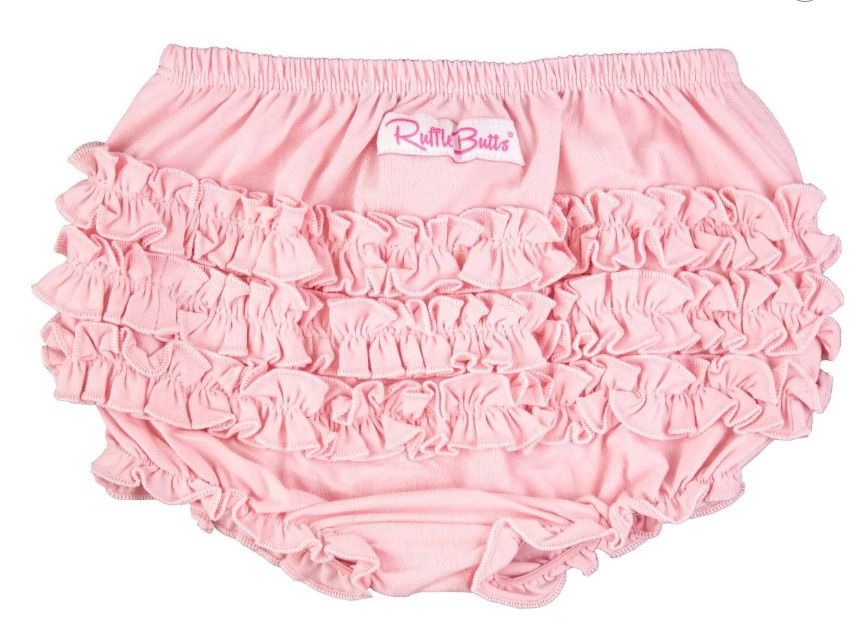 Light Pink Knit Rufflebutt Bloomer