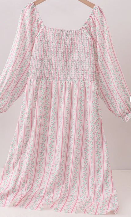 Mommy &amp; Me Spring Smocked Dress- Mommy