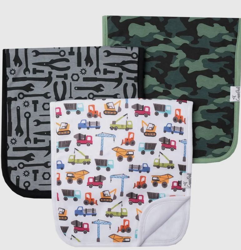 Copper Pearl Burp Cloths- Diesel