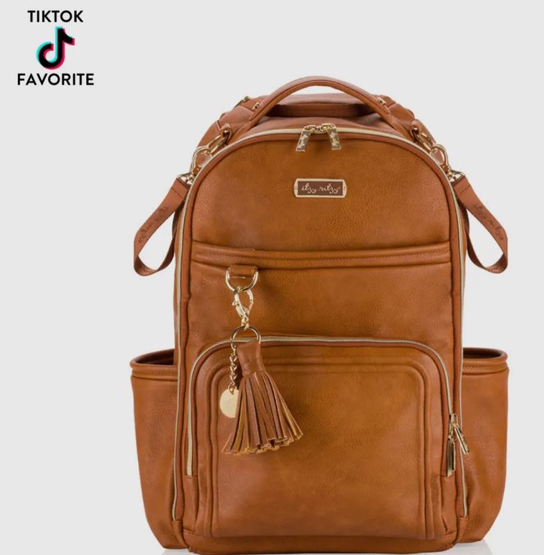 Cognac Boss Plus Diaper Bag