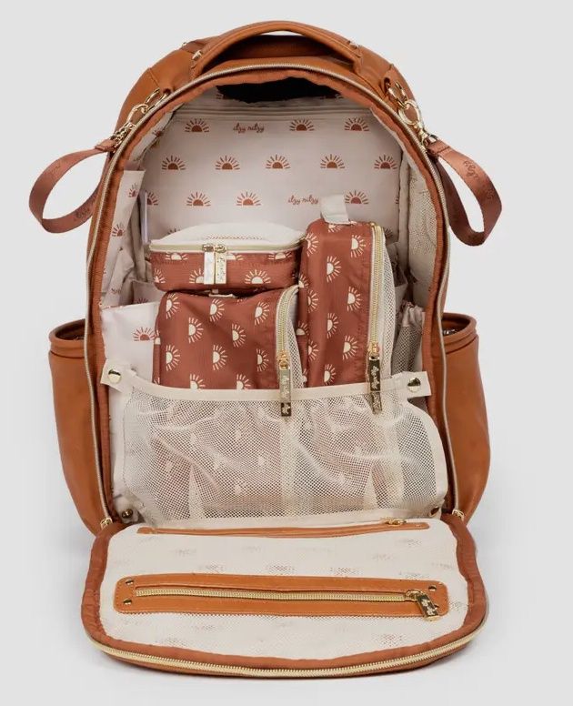 Cognac Boss Plus Diaper Bag