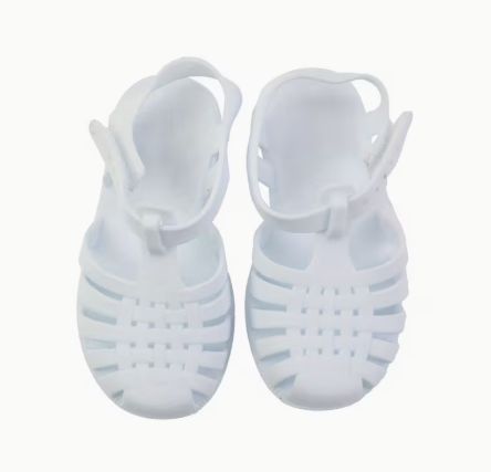 White Jelly Sandals