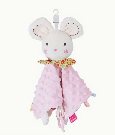 Rattle Lovie, Colour: Pink Mouse